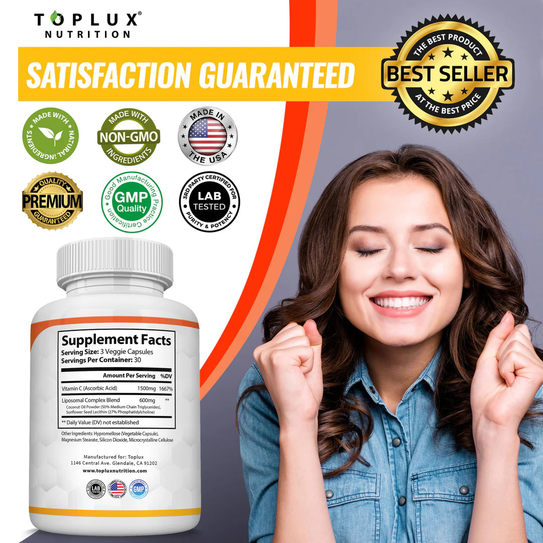 Vitamina C Liposomal – 60 Cápsulas