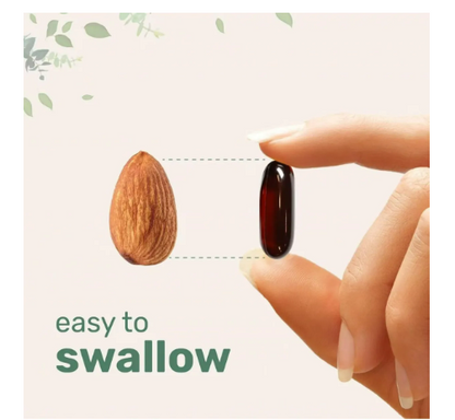 Aceite de Semilla de Calabaza con Saw Palmetto – 60 Cápsulas | Cabello Fuerte y Salud Prostática