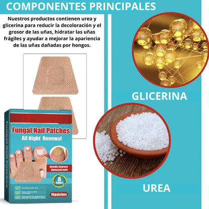Parches Uñas AntiHongos – 2 Cajas x 16 Parches (32 Unidades)