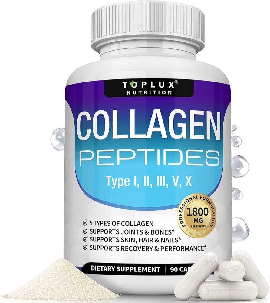 Colágeno Péptidos 5 Tipos (I, II, III, V y X) – 60 Cápsulas