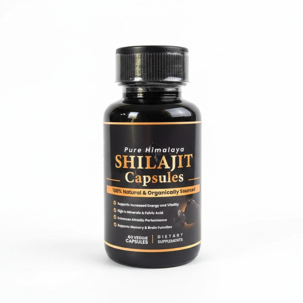 Shilajit Pure Himalaya – 60 Cápsulas