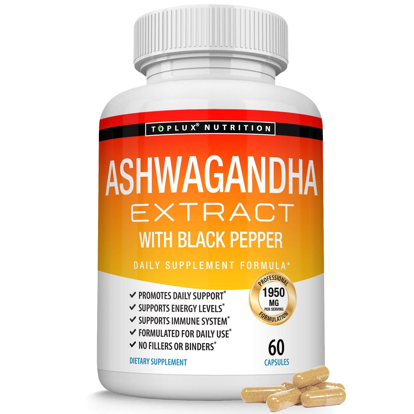 Ashwagandha Extract 1950mg – 60 Cápsulas