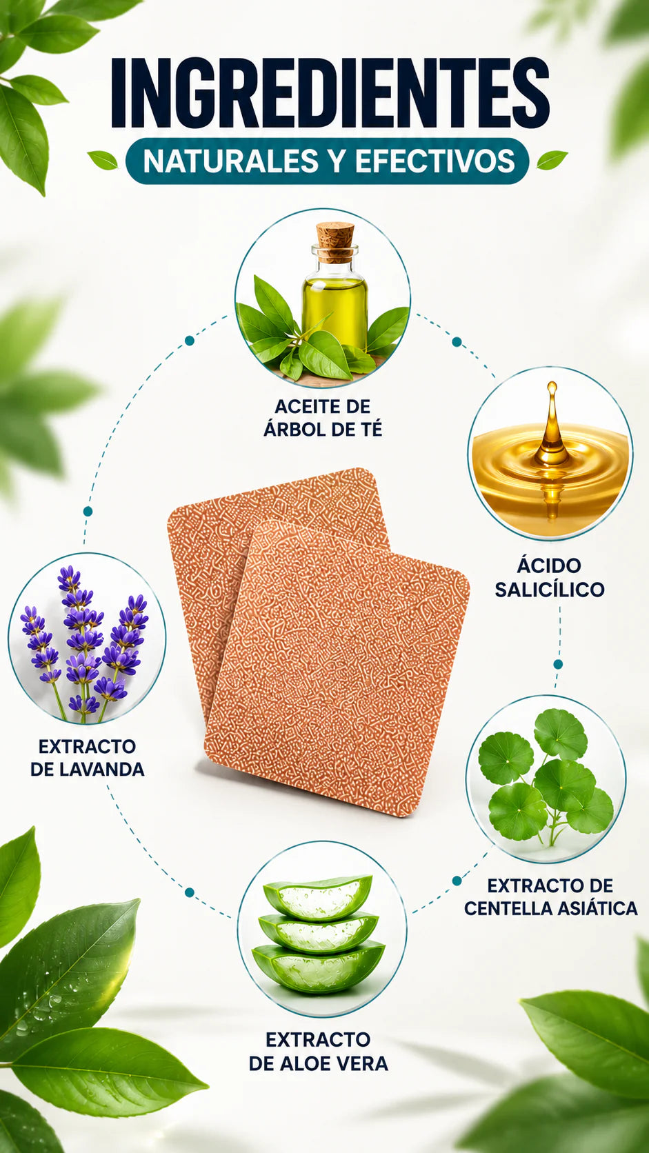 Parches Uñas AntiHongos – 2 Cajas x 16 Parches (32 Unidades)